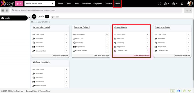 Leads - Lead Workflow 